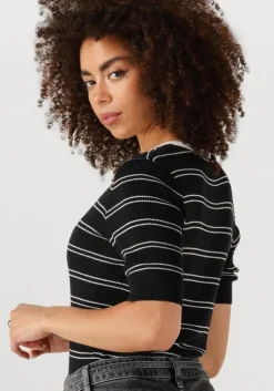 zwarte modström top pacificomd ss polo