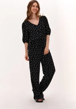 zwarte modström top ridder print top