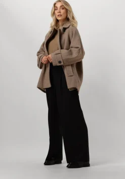 zwarte modström wijde broek galemd wide pants