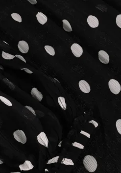 zwarte moliin maxi jurk queen