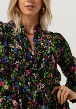 zwarte moliin mini jurk amy