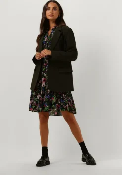 zwarte moliin mini jurk amy