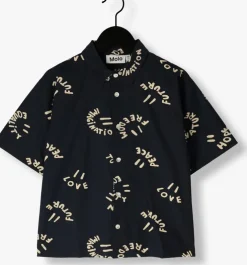 zwarte molo casual overhemd richie