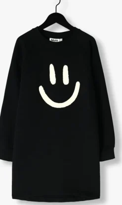 zwarte molo midi jurk carola