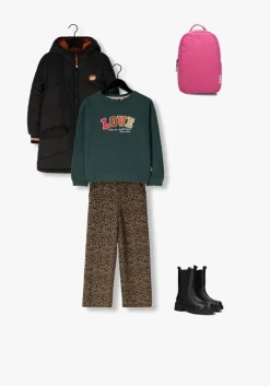 zwarte moodstreet parka's parka jacket jara