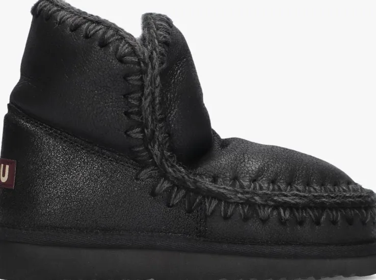 zwarte mou enkelboots eskimo 18