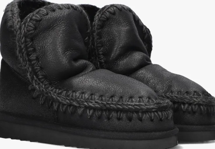 zwarte mou enkelboots eskimo 18