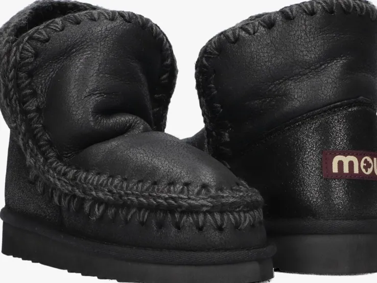 zwarte mou enkelboots eskimo 18