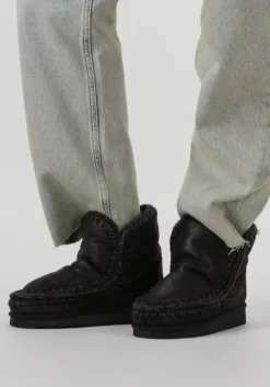 zwarte mou enkelboots eskimo 18