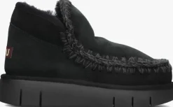 zwarte mou vachtlaarzen eskimo bounce sneaker