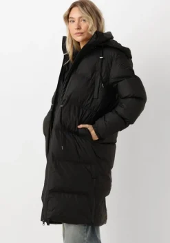 zwarte moves gewatteerde jas remilo