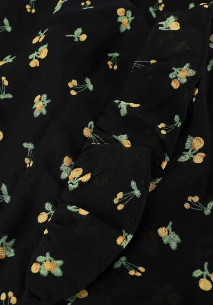 zwarte moves midi jurk jalina dress 2426