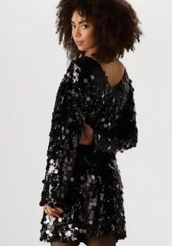 zwarte moves mini jurk idona