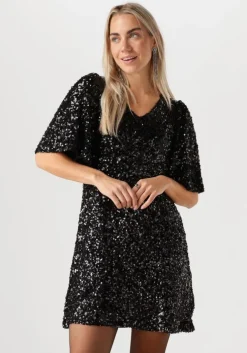 zwarte moves mini jurk manalina