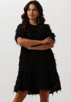 zwarte moves mini jurk revillo