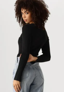 zwarte moves tops & t-shirts twisti o-neck