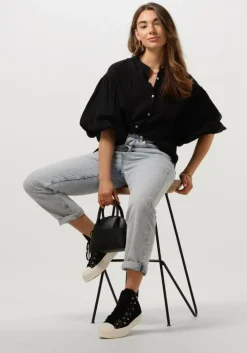 zwarte mr mood blouses mrs balon shirt