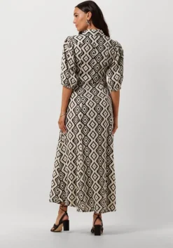 zwarte mr mood maxi jurk mrs tarabel