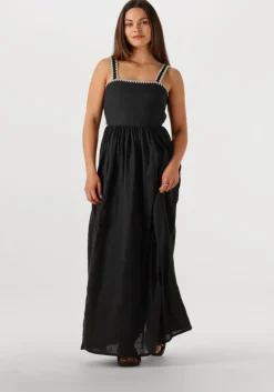 zwarte mr mood maxi jurk mrs ana dress