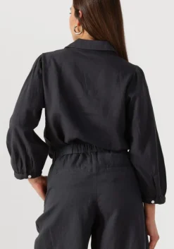 zwarte msch copenhagen blouses mschpennie ginia 3 4 shirt