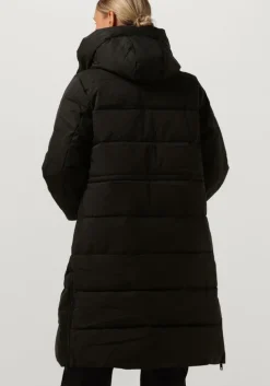 zwarte msch copenhagen gewatteerde jas mschpavinaria zip jacket