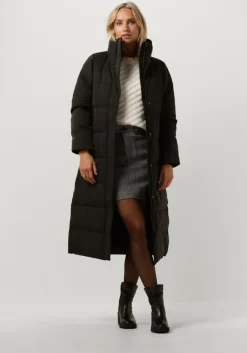 zwarte msch copenhagen gewatteerde jas mschpetra pavinaria jacket