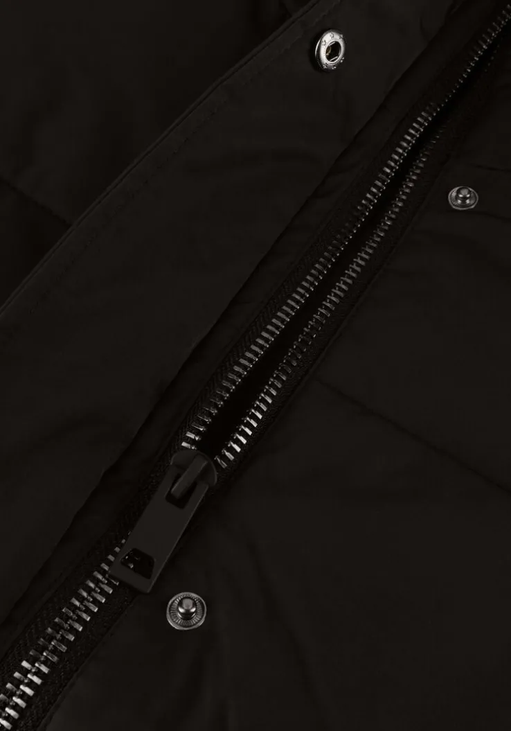 zwarte msch copenhagen gewatteerde jas mschpetra pavinaria jacket