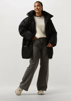 zwarte msch copenhagen gewatteerde jas mschdiona jacket