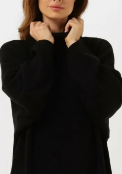 zwarte msch copenhagen maxi jurk magnea rachelle rib dress