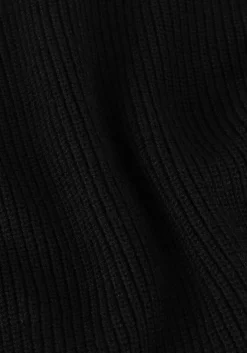 zwarte msch copenhagen maxi jurk magnea rachelle rib dress