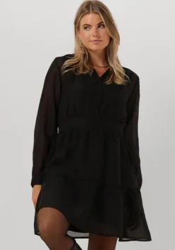 zwarte msch copenhagen mini jurk mschjiselle sandaya dress