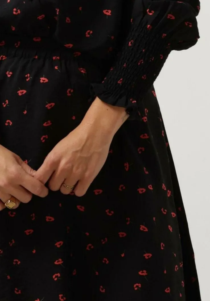 zwarte msch copenhagen minirok mschvinaya ladonna skirt aop