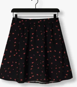 zwarte msch copenhagen minirok mschvinaya ladonna skirt aop