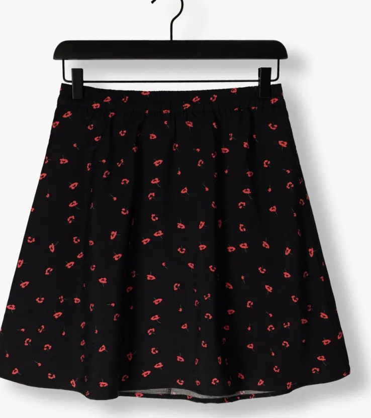 zwarte msch copenhagen minirok mschvinaya ladonna skirt aop