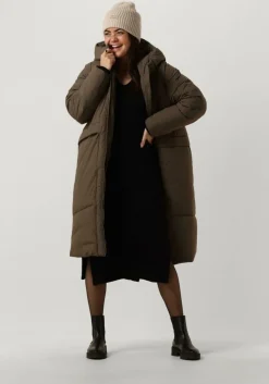 zwarte msch copenhagen midi jurk mschrenana rachelle v dress