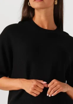 zwarte msch copenhagen t-shirt mschthamira 2/4 pullover