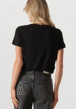 zwarte msch copenhagen t-shirt fenya modal tee