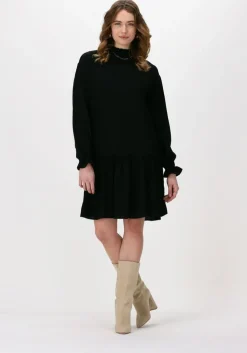 zwarte na-kd mini jurk frill detail mini dress