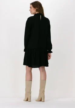 zwarte na-kd mini jurk frill detail mini dress