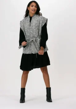 zwarte na-kd mini jurk frill detail mini dress