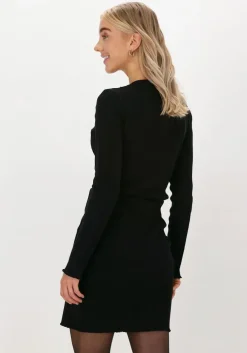 zwarte na-kd top structured long sleeve top