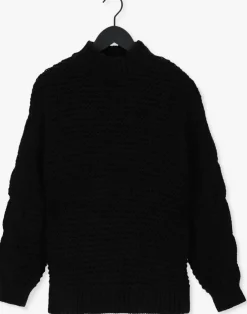 zwarte na-kd trui cable knitted sweater