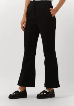 zwarte na-kd wijde broek structured suitpants