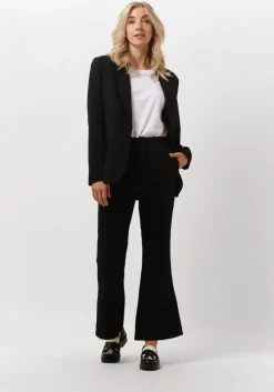 zwarte na-kd wijde broek structured suitpants
