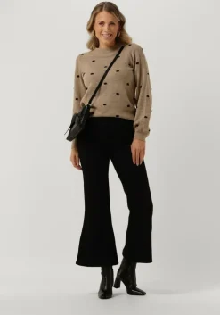 zwarte na-kd wijde broek structured suitpants