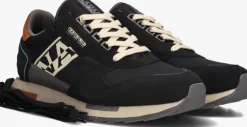 zwarte napapijri lage sneakers virtus