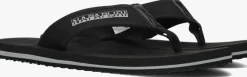 zwarte napapijri teenslippers elm