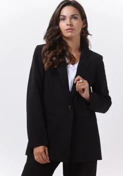 zwarte neo noir blazer avery suit blazer