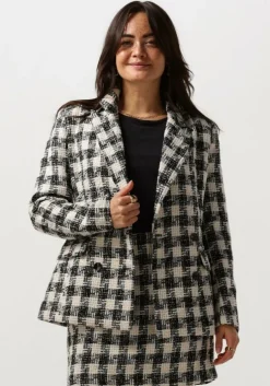 zwarte neo noir blazer vivi chic boucle blazer