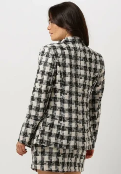 zwarte neo noir blazer vivi chic boucle blazer